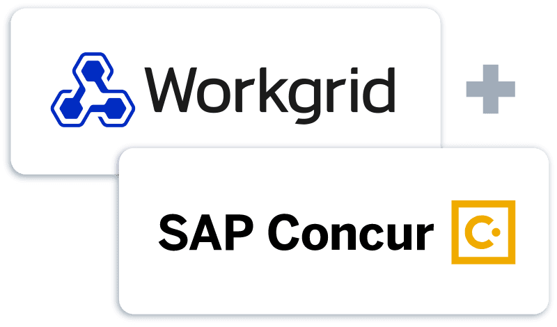 SAP Concur users can approve, deny, and receive status updates on expense reports directly through Workgrid, creating positive employee experiences by making time-consuming actions simpler.