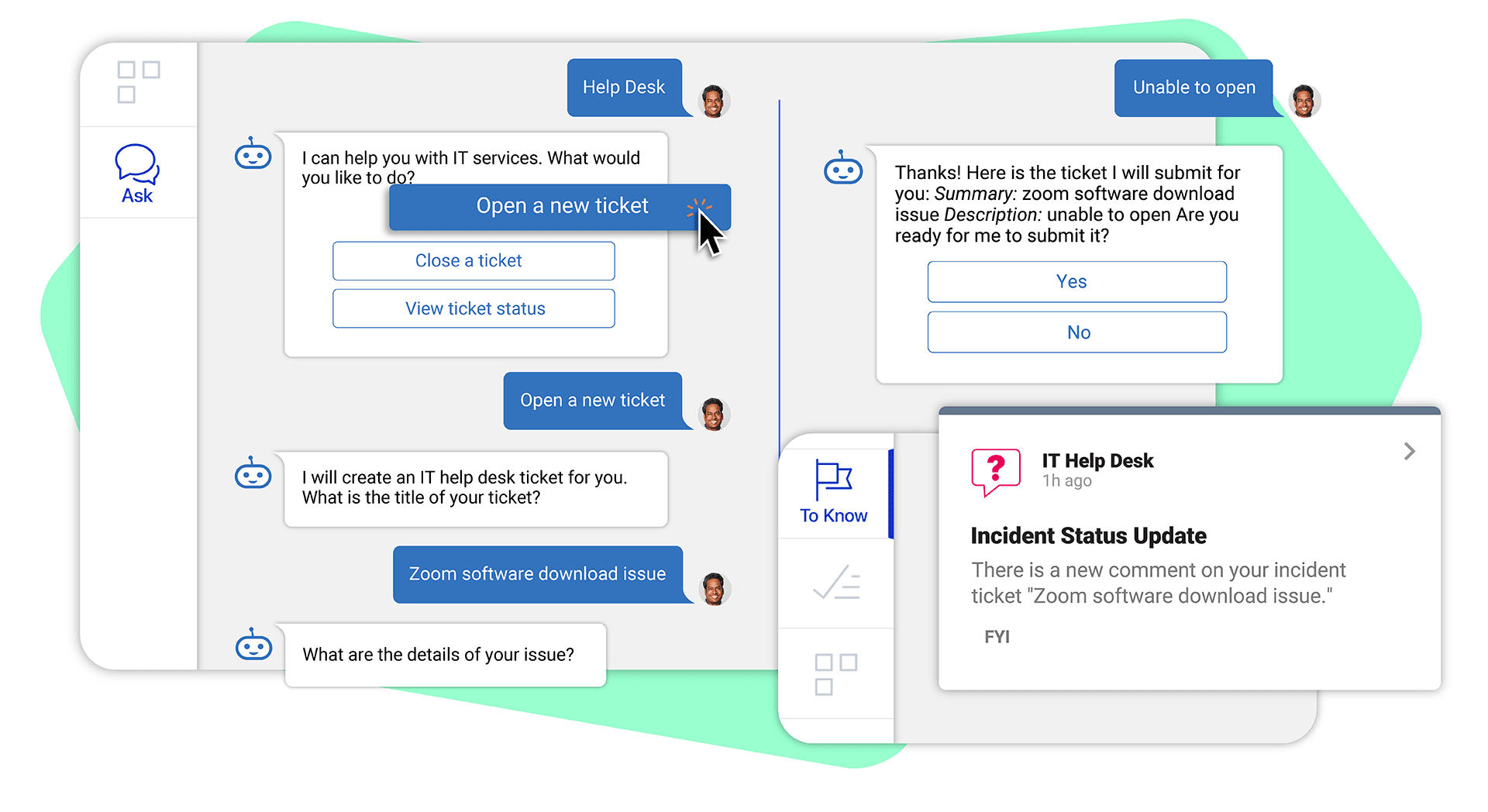 [asset] ITSM Chat and Notification