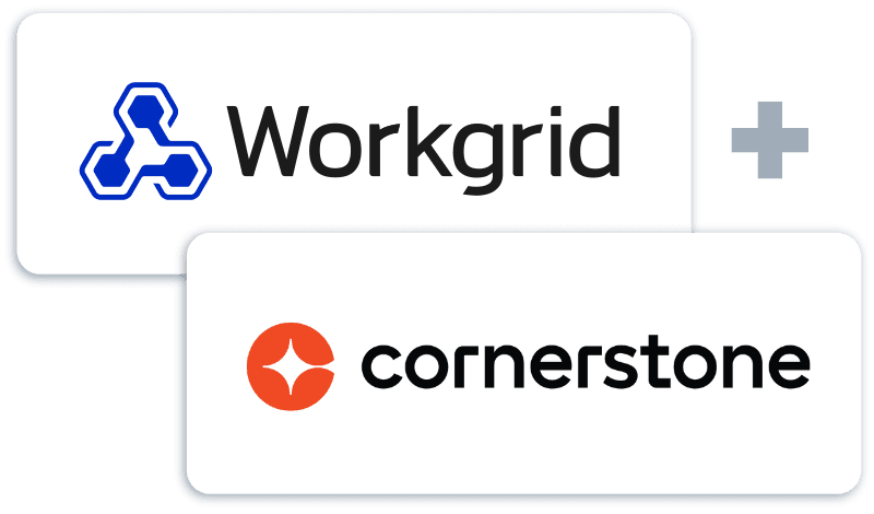 Workgrid + Cornerstone logo