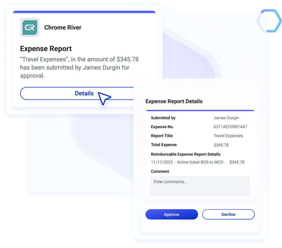 Chrome River Expense Approval 