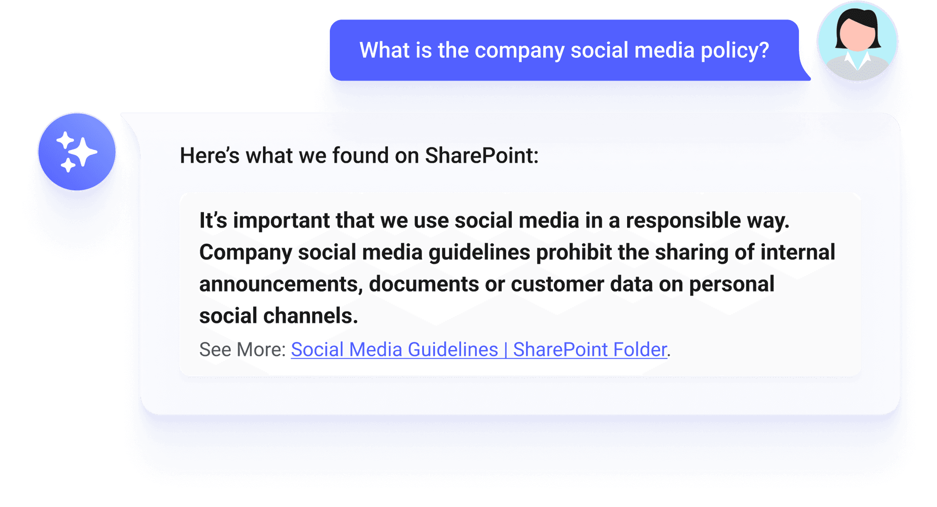 Chat to SharePoint